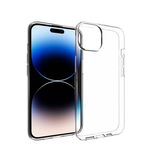 IPhone 15 Hülle Mit Schutzglas – Schwarz, Ultra Dünn, TPU-Silikon, Mit Cartoon-Motiv Astronaut