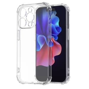 Für IPhone 15 Pro Hülle Durchsichtig Rosa – Klar, Dünn, Stoßfest, Mit Kameraschutz, TPU Silikon