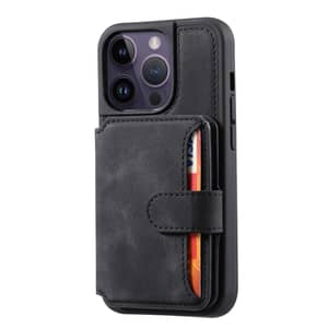 IPhone 15 Pro Max Hülle Aus Echtleder – Wallet-Funktion, RFID-Schutz & Standfuß