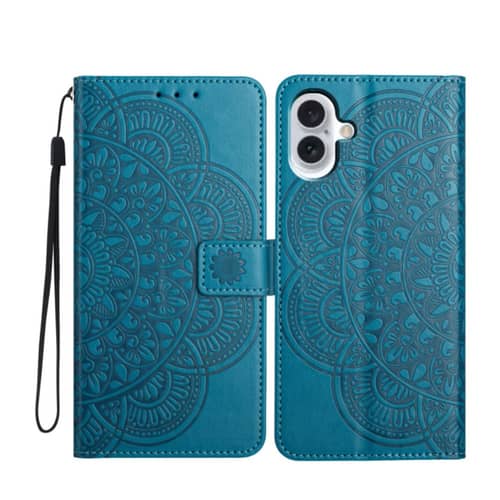 Brieftaschen-Hülle Für IPhone 16 (6,1") Mit Kartenfächern & Kickstand - Inkl. Displayschutz