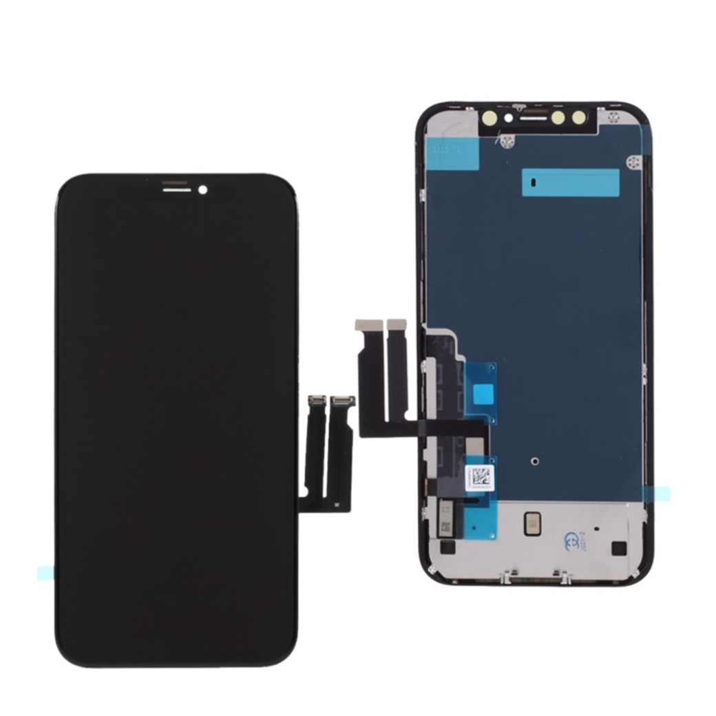 iPhone Xr Ersatzdisplay Digitizer / Rahmen - Schwarz