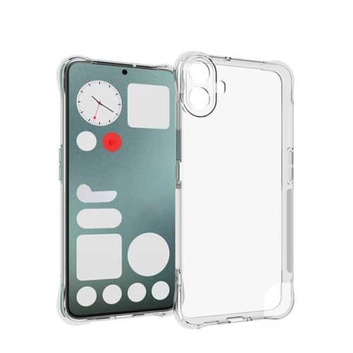 ISOI Handyhülle Mit Kette Für Nothing CMF Phone 1 – Transparentes Silikon-Case + 150 Cm Abnehmbarer Gurt