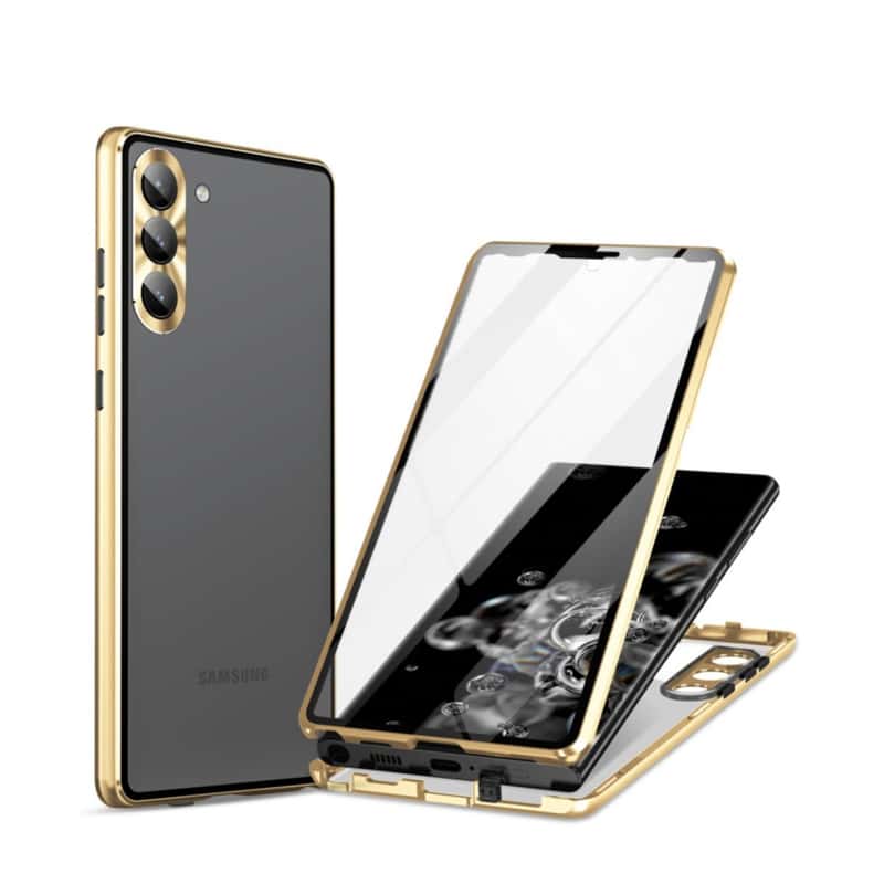 Samsung Galaxy S24 Alu Case Kameraschutz Gold
