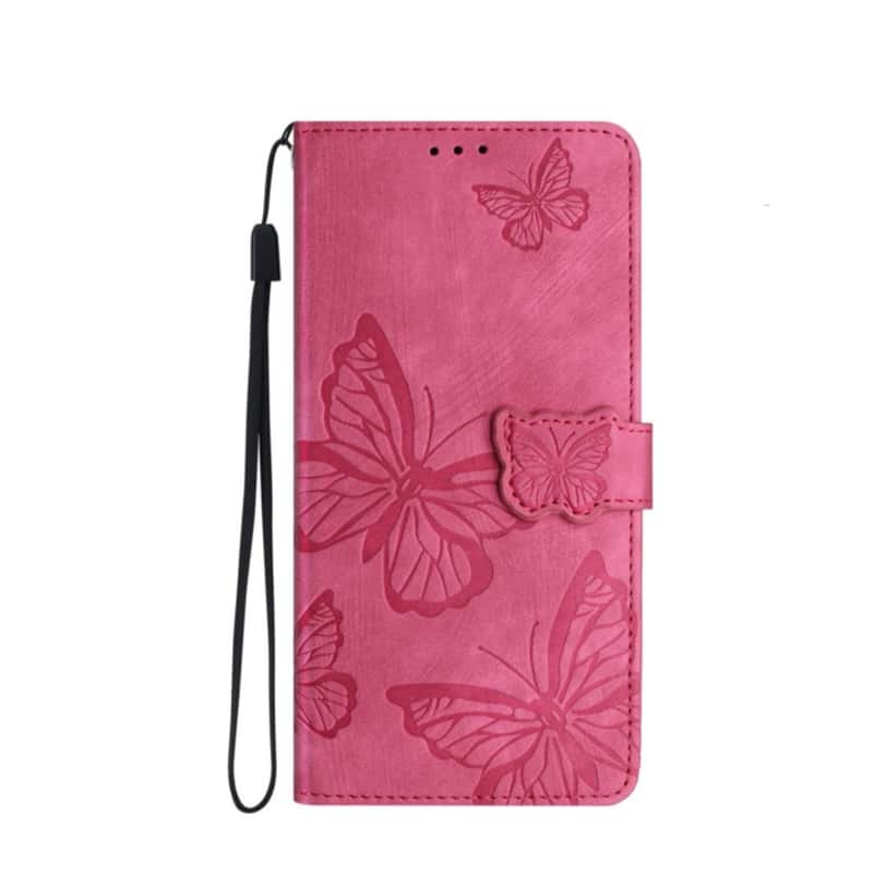 Samsung Galaxy S24 Ultra Tasche Butterflies Pink
