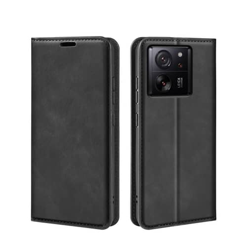 Reißverschluss-Hülle Für Xiaomi 13T/13T Pro – Flip-Leder Mit Standfunktion & Kartenfächern