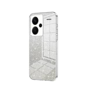 Glitzer-Hülle Für Xiaomi Redmi Note 13 Pro+ 5G – Transparent Mit Pailletten, Ringständer, Magnet, Stoßfest & Kratzfest, In Schwarz