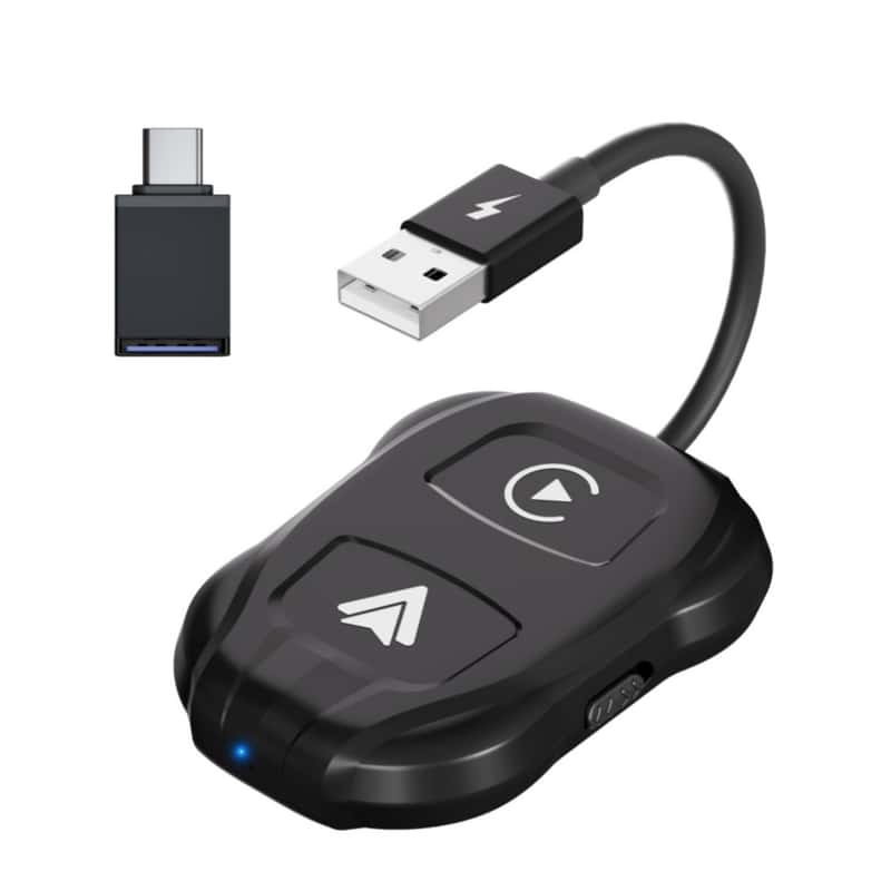 Android Auto / Apple Carplay USB A Adapter - Schwarz