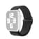Apple Watch (42/41/40/38 mm) Elastisches Nylon Gummi Armband mit Schnalle (Gelenkumfang: 150-240mm) - Schwarz