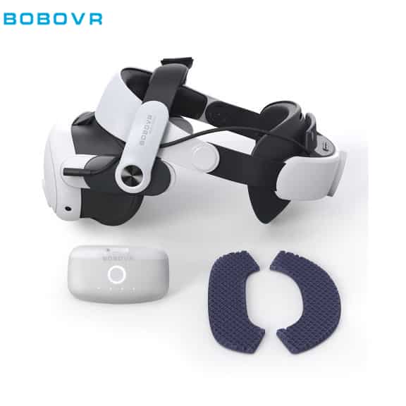 BOBOVR - M3 Pro Meta Quest 3 / 3S Kopfband + Akku Weiss