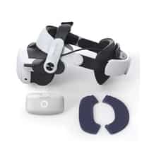  Quest3 128GB ＋ BOBOVR M3 Pro (美品) BOBOVR - M3 Pro Meta Quest 3 / 3S Kopfband + Akku Weiss