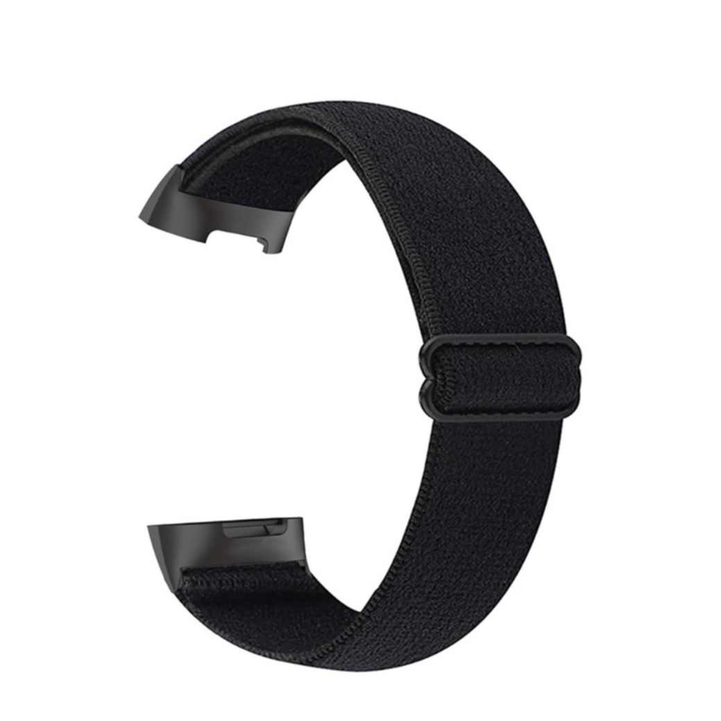 VELULYX Nylon Armband Für Fitbit Charge 6/5 - Elastisches Sportarmband Mehrere Farben