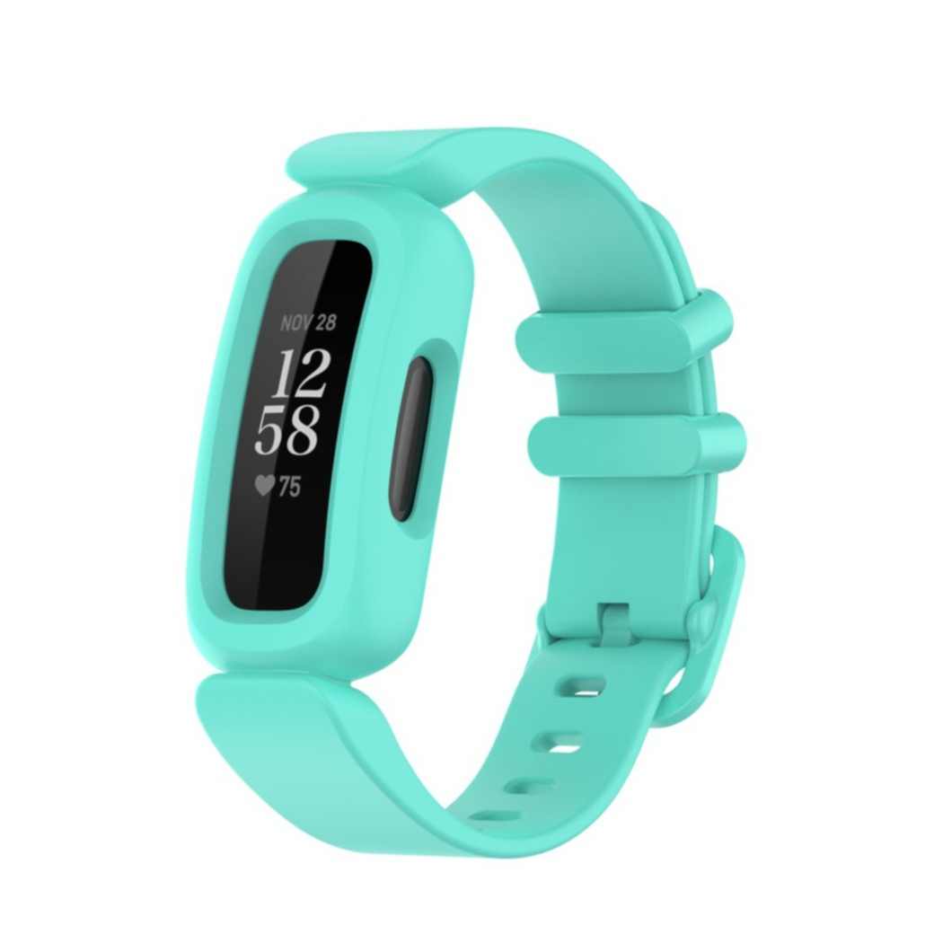 Fitbit Ace bracelet en caoutchouc boucle ardillon turquoise