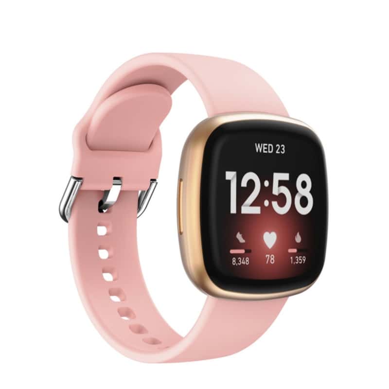 Ersatz Sport Weiches Silikon Uhrenband Gurt Band für Fitbit Versa Smartwatch 