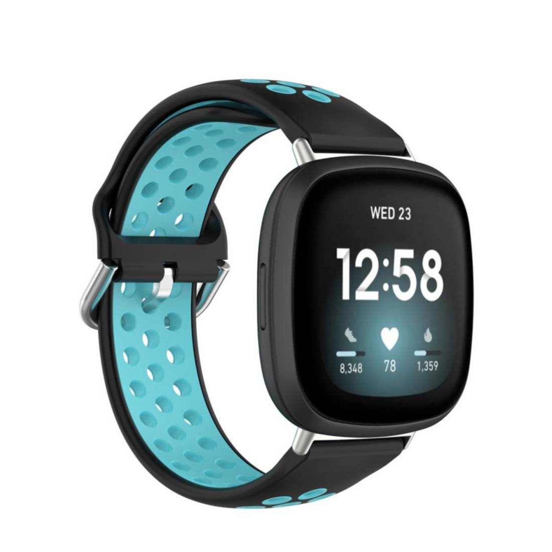 Bracelet sport Fitbit Versa 3 / Sense (rouge foncé