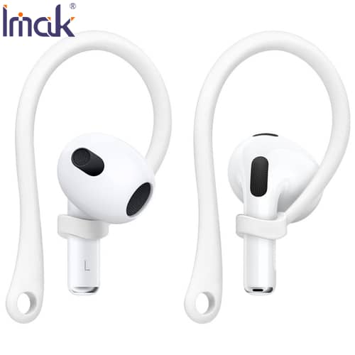 JIAXIUFEN AirPods 3 Hülle Aus Silikon – Stoßfest, Marmor-Design, Mit Karabiner (Lila-Blau)