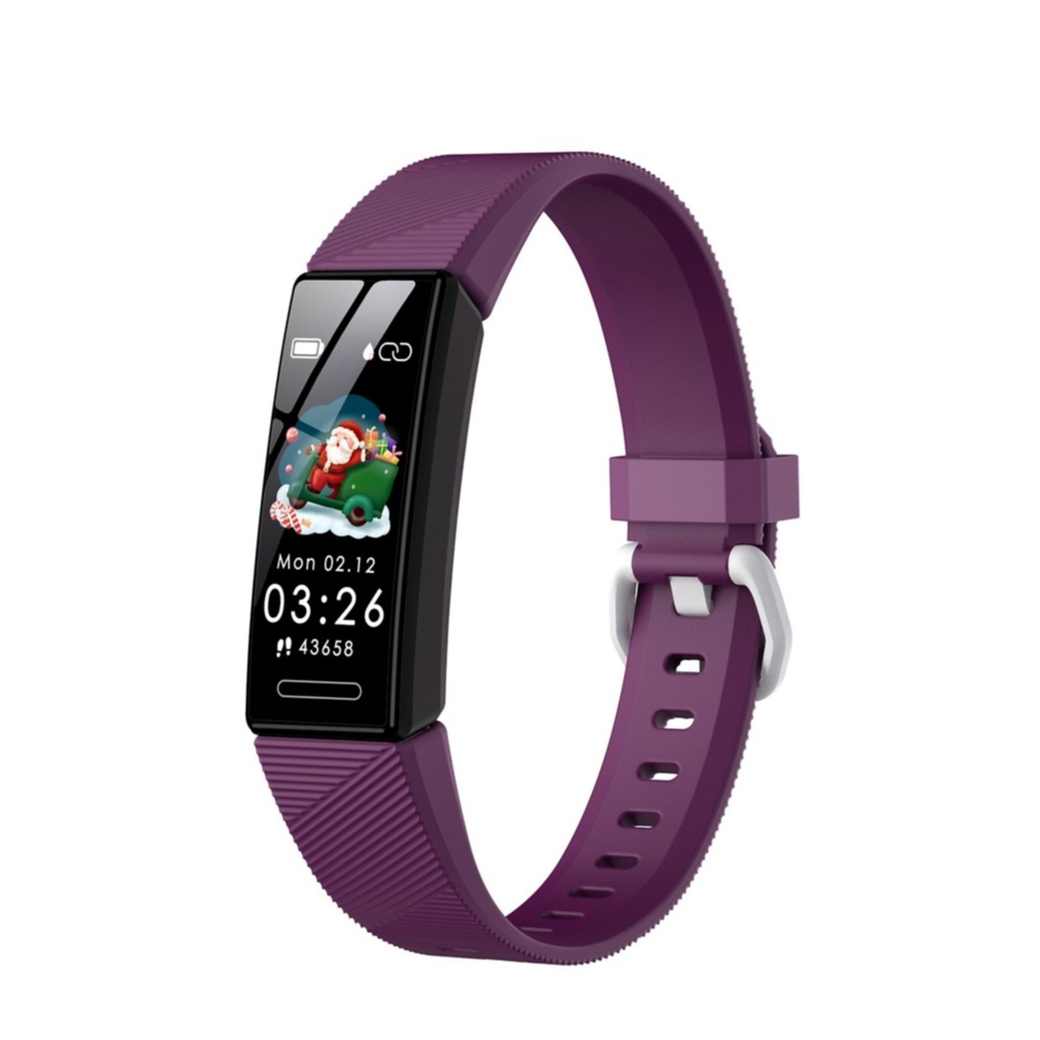 Kinder Fitnesstracker Smartwatch Armband in Violett