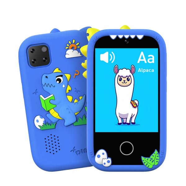 Kinder Smartphone 2.8" Display mit Spielen / Kamera / Taschenlampe / Taschenrechner + 32GB microSD - Blau