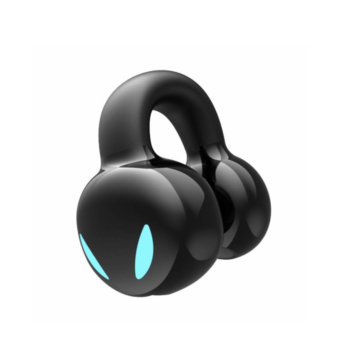 Offene Ohr-Kopfhörer (Bluetooth 5.3, Knochenleitung) – Clip-On Ohrhörer Für Sport, Laufen & Telefonate