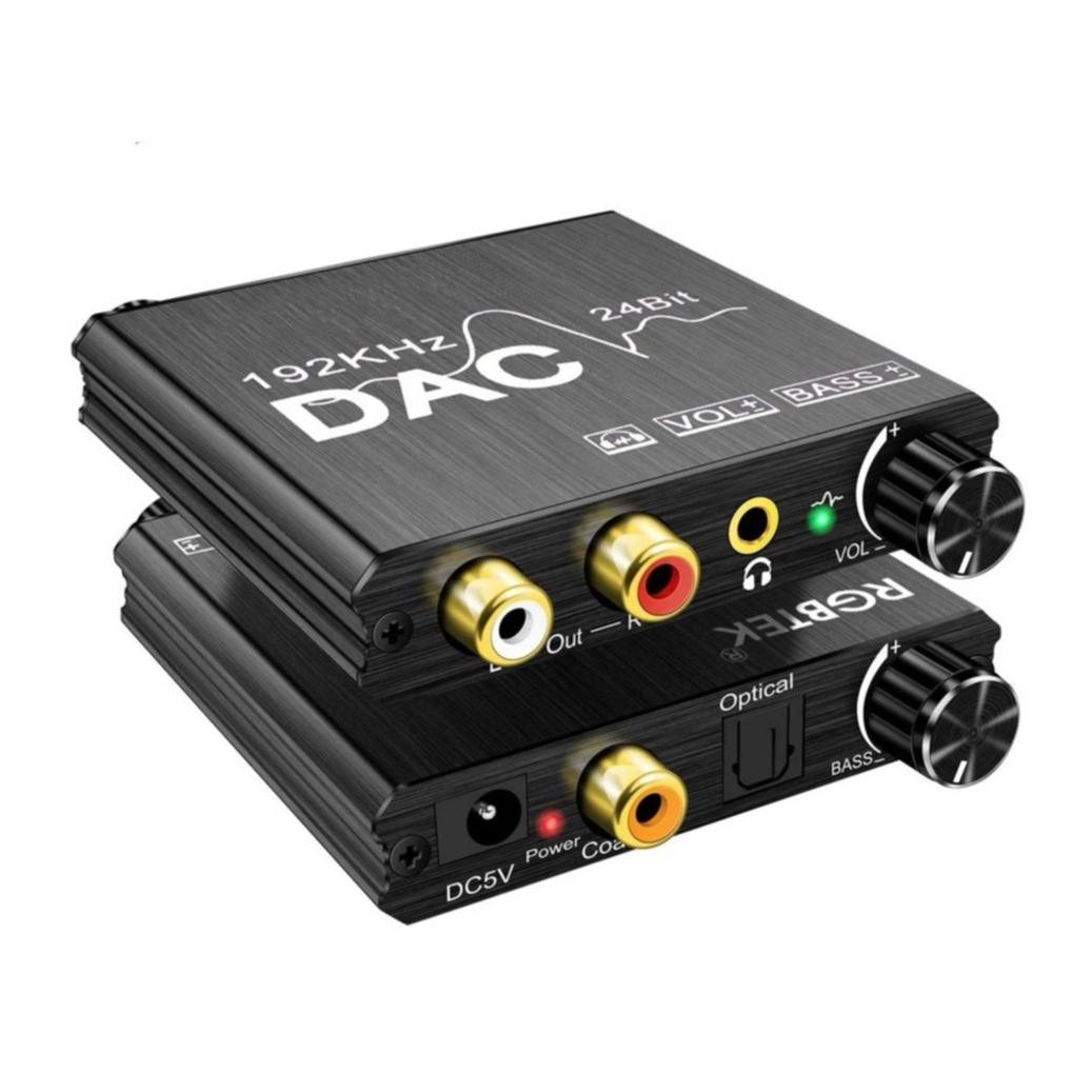 Nedis Convertisseur Audio Digital S/PDIF / TosLink Vers 2x RCA - Câble Audio RCA