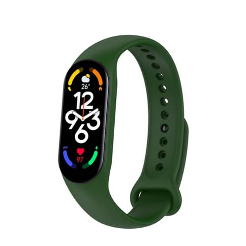 Wanme Silikonarmband Für Xiaomi Mi Band 7 – Verstellbar, 3 Farben, Atmungsaktiv & Wasserdicht