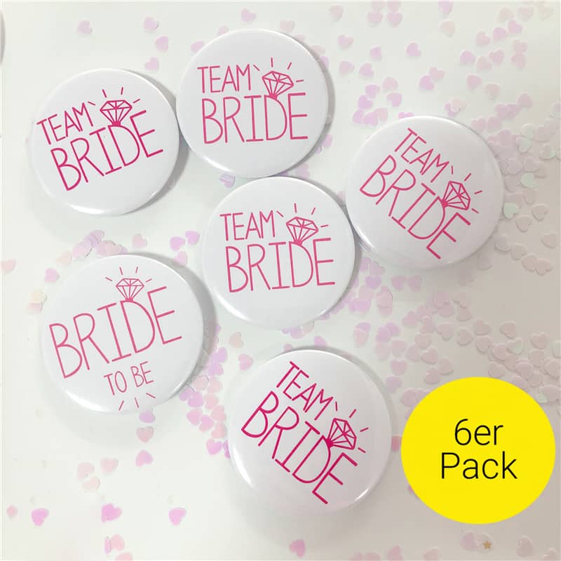 Magik Moments EVJF Kratzkarten-Set – Thema Team Bride, 3 Karten + 9 Goldene Aufkleber