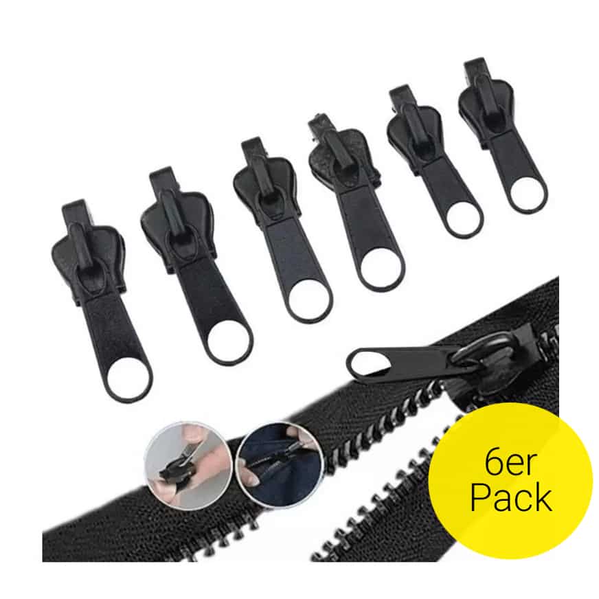 Reissverschluss Ersatz Zipper Mercerie Schieber Schwarz