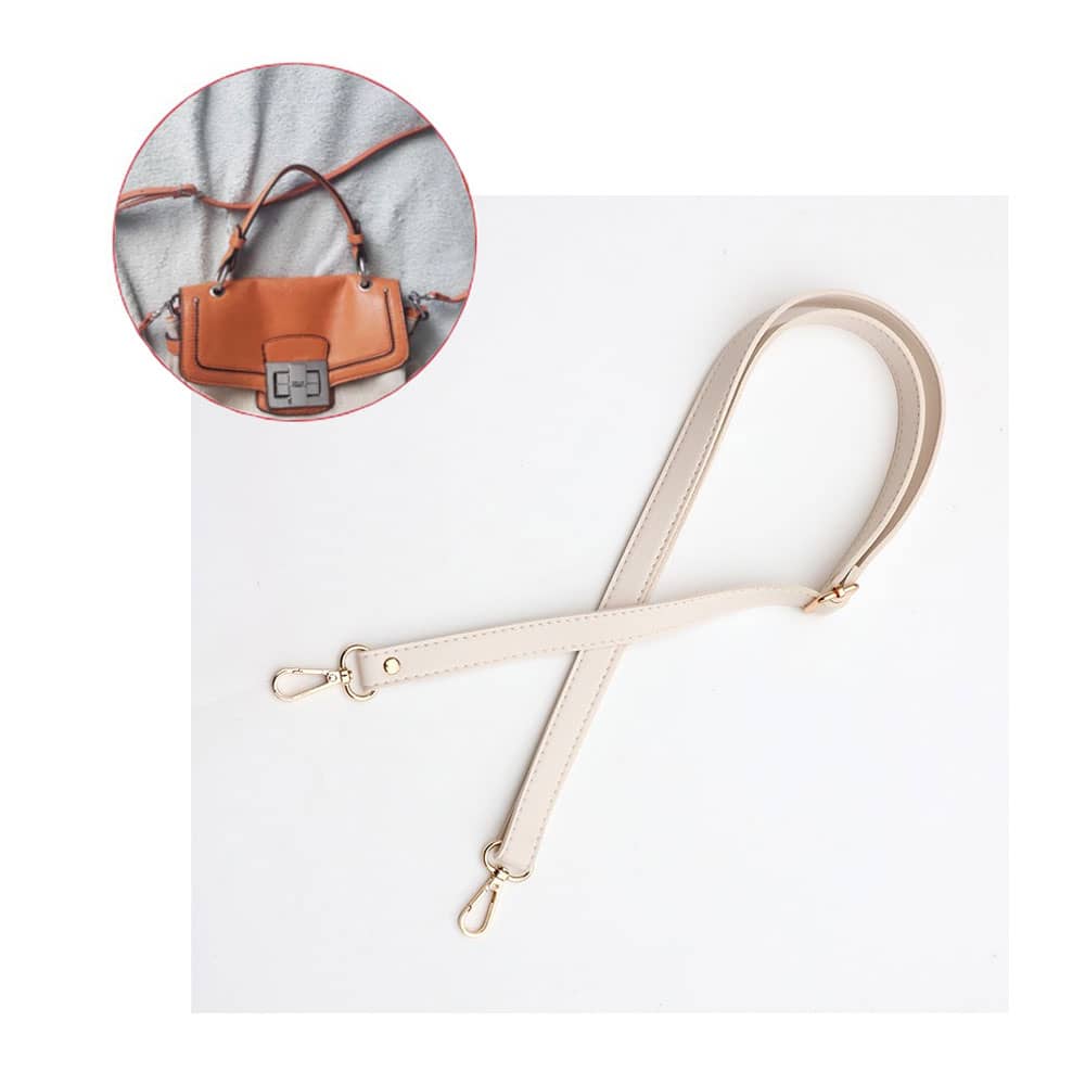 PATIKIL Taschenkette – 37 Cm Schultergurt Aus Acryl, Zum DIY-Aufrüsten Von Handtaschen, Weiß-Braun