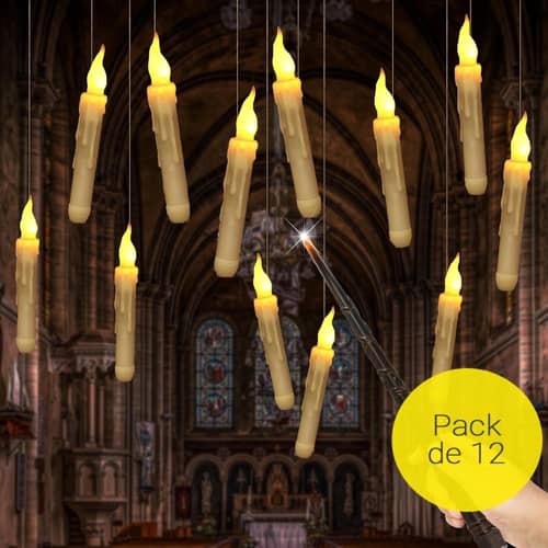Lot De 2 Bougies LED Fantômes - Déco Halloween Pour La Maison
