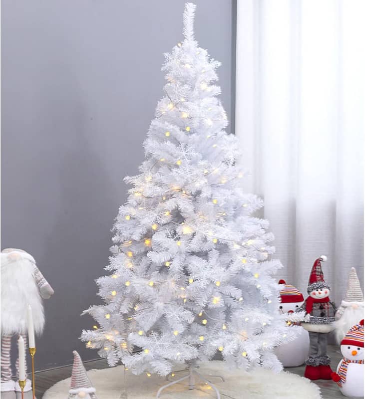 160cm) Christbaum Knstlicher Weihnachtsbaum Weiss