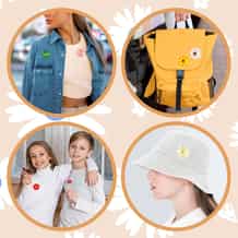 17 Stück Blumen Aufbügelflicken - Bestickte Aufnäher Für Kleidung & Rucksäcke