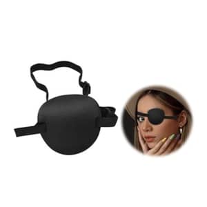 Piraten-Augenklappe – Schwarze Augenklappe Mit Totenkopf-Motiv Für Kostüm-Partys