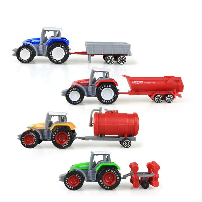 Traktor Farmer's Car Anhänger 44 cm grün/rot 