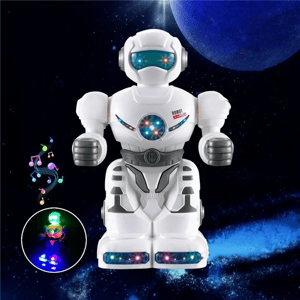 Egmont Toys Roboter-Nachtlicht Für Kinder – Weißes PVC-Nachtlicht Mit LED, 1,5 W, Wird Nicht Heiß, Made In Germany