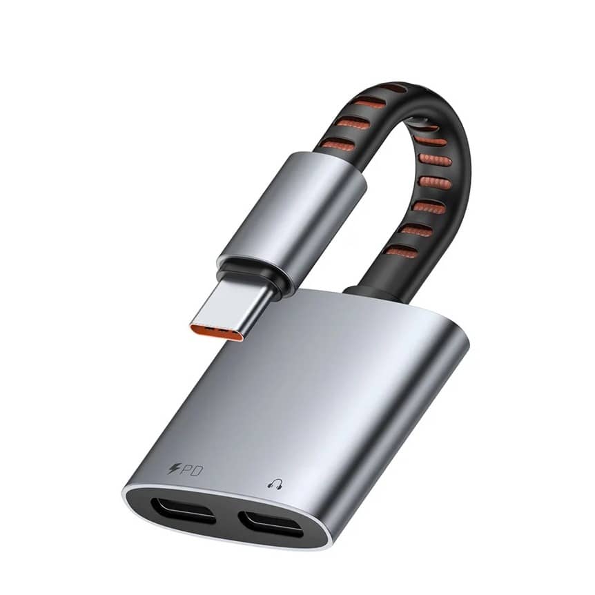 USB C auf USB Adapter OTG und Ladekabel 2 in 1 USB-C Splitter mit PD
