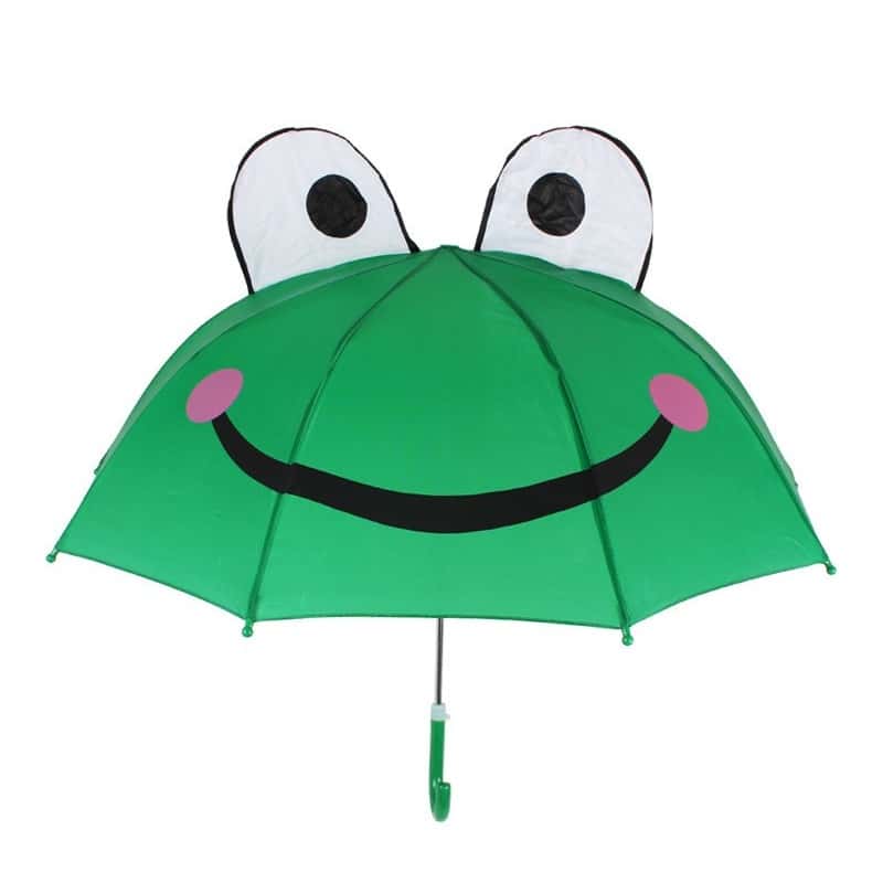 Regenschirm Kind Kinderschirm Junge Mädchen 3D Motiv Prinzessin mit Frosch 3082 