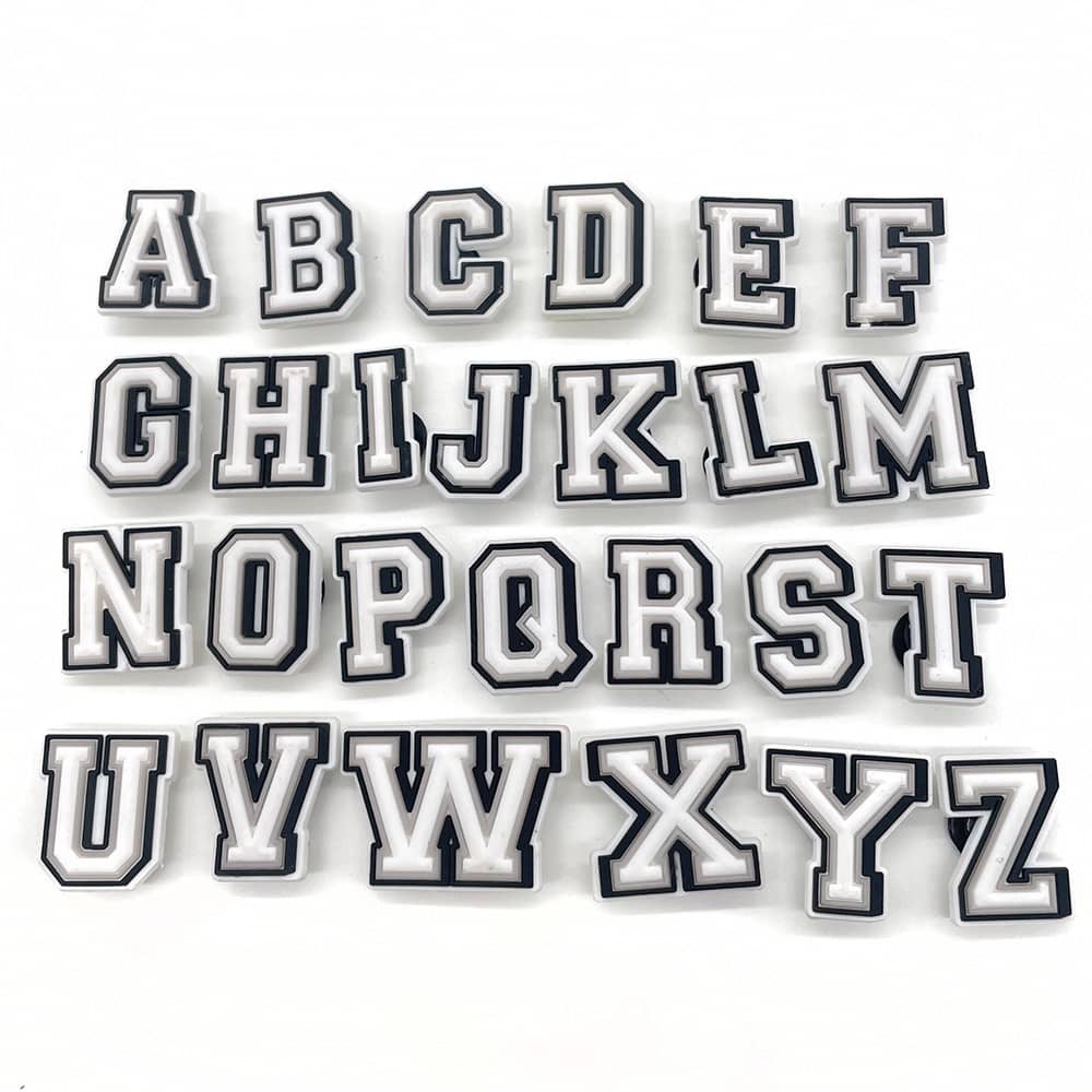 CUNUEN 74 Stück Brief Schuhanstecker Für Croc Schuh Anstecker Schuhanhänger Buchstabe ABC-Z Nummer Zeichen Zubehör Letter Number Charms Pins Für Clogs Dekorationen