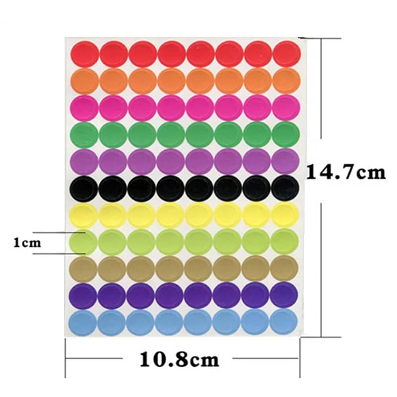 150 Schwarze Dreieck-Aufkleber – 10 Mm, Selbstklebend