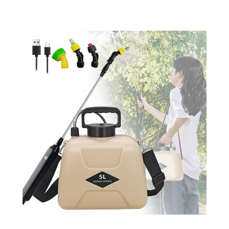 5L) Elektrische USB Garten Spritze Drucksprüher