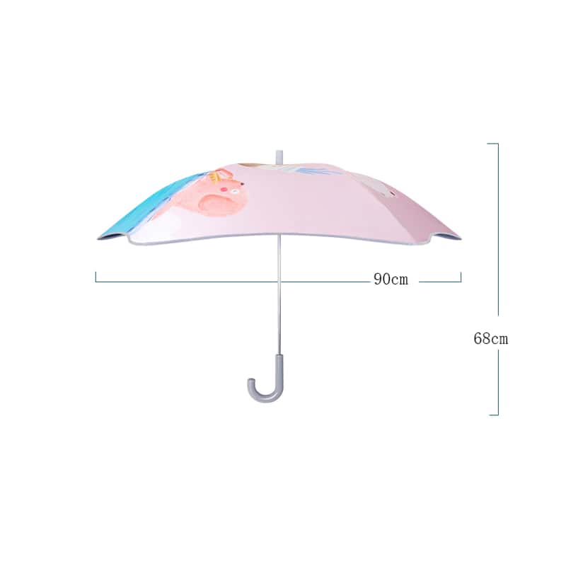 Ø90cm) Kinder Regenschirm Mädchen / Junge Delfin