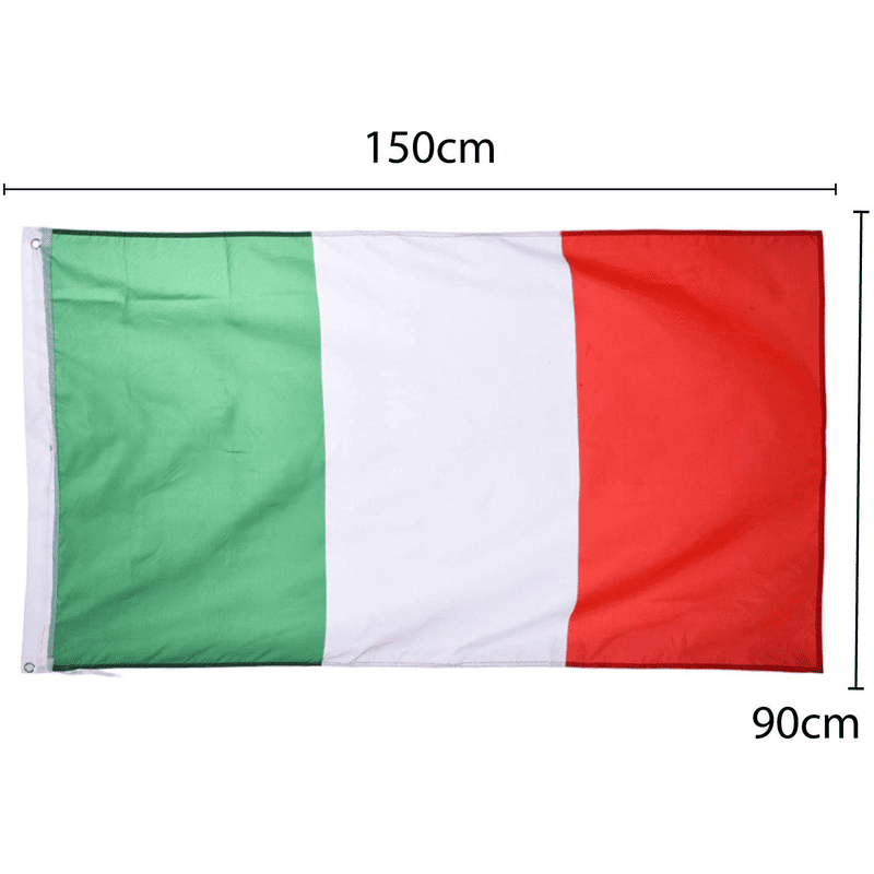 90x150 cm) Italienische Flagge Italy Flag Banner