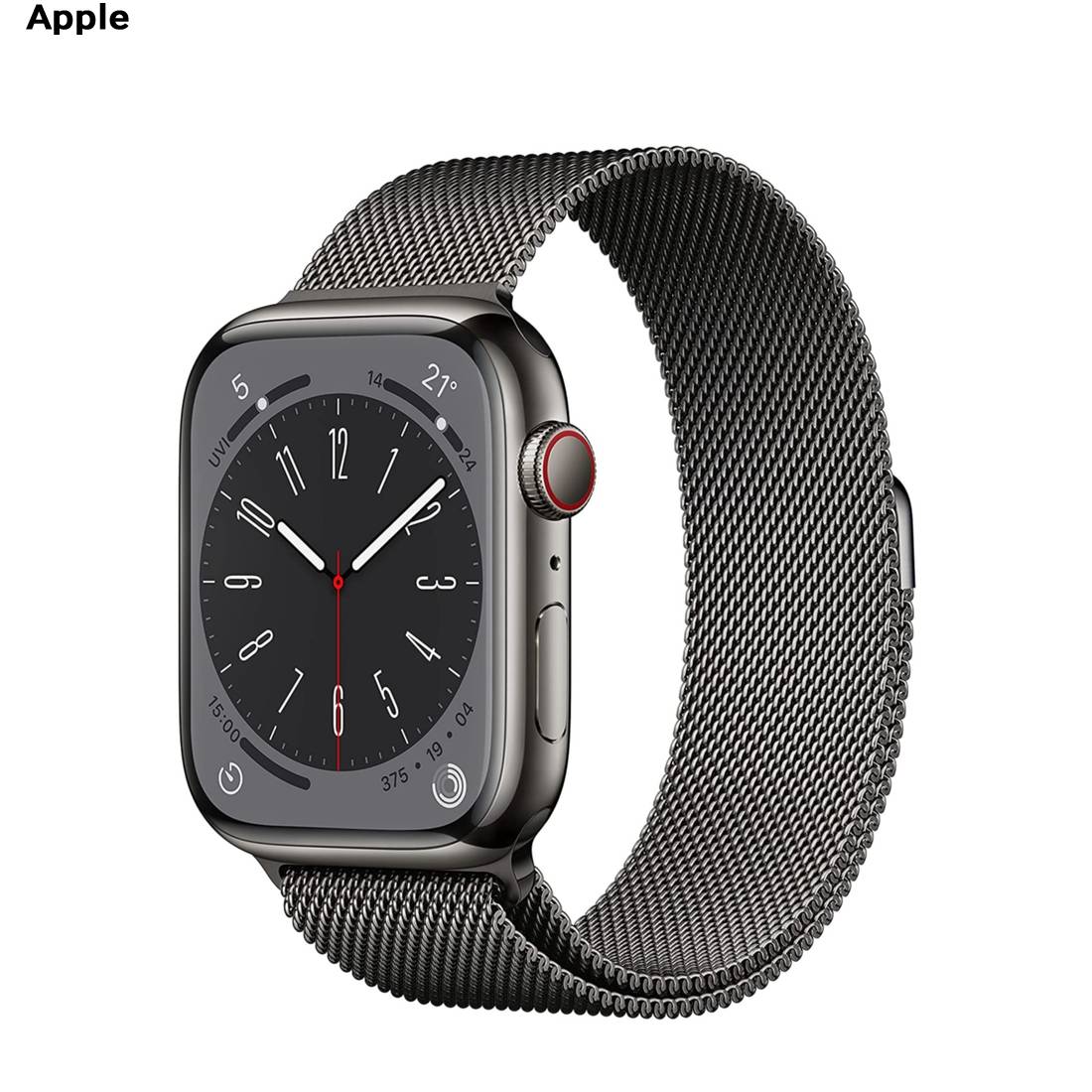 Apple Watch Series 8 GPS + CEL 41mm Edelstahl Graphit Apple Watch Series 8 GPS + CEL 41mm Edelstahl Graphit