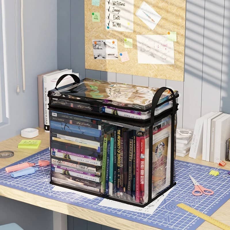 20x18cm Bcher Aufbewahrungs Tasche Buch Organizer