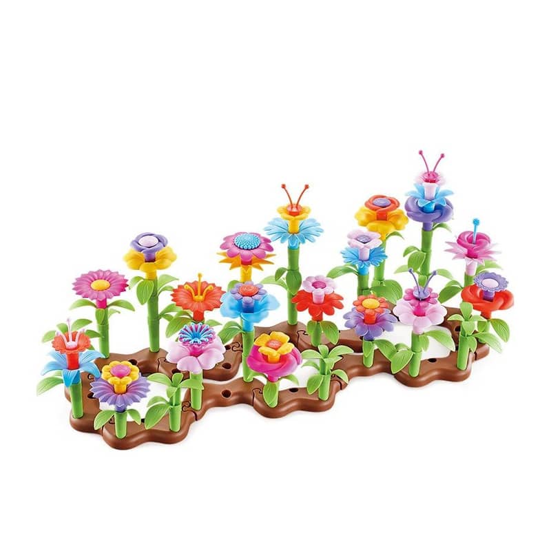 Steck Blumen Spielzeug Kinder Garten Lern Spiel DIY