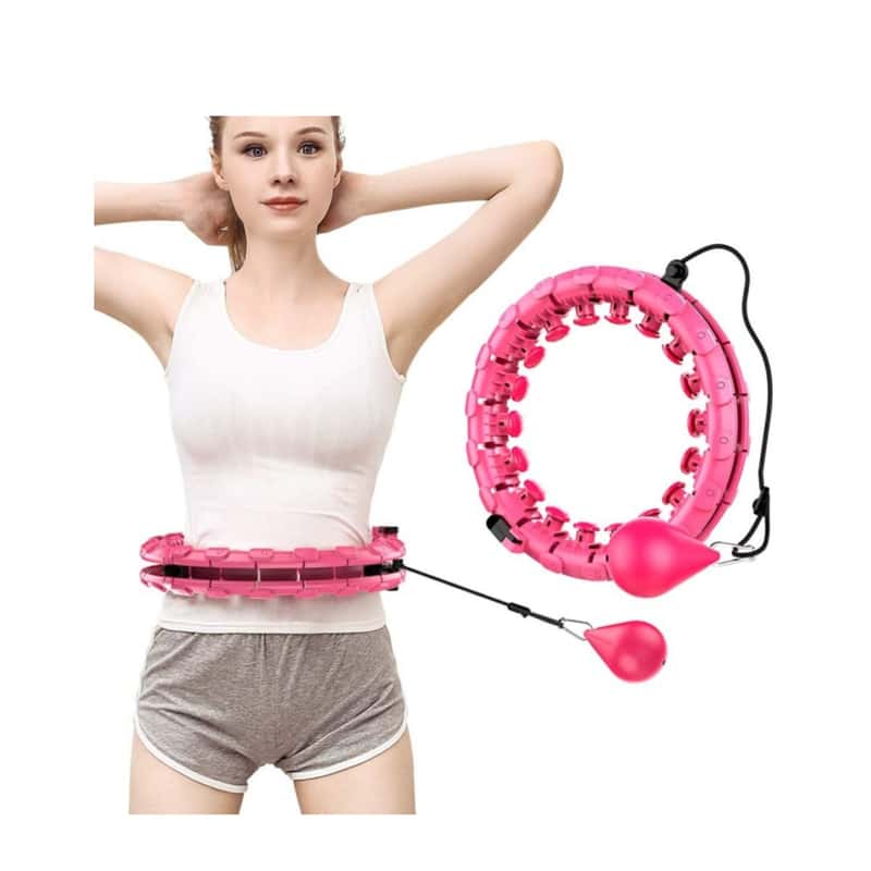 Smart Hula Einstellbar Fitness Massagenoppen Bauchtrainer Gymnastikreifen TOP 