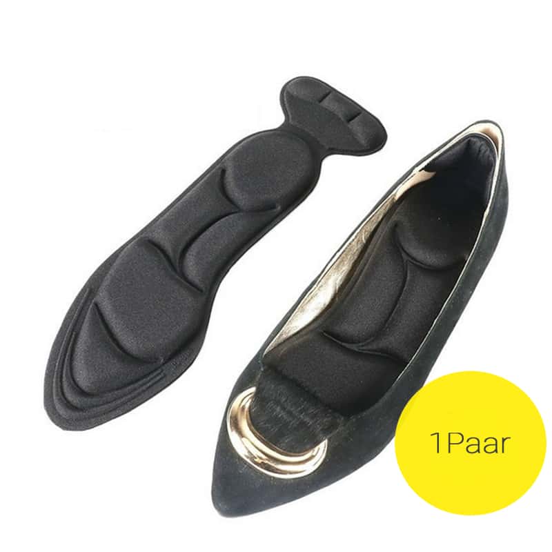 1 Paar) 7mm Schaumstoff Schuhsohlen Einlage Schwarz