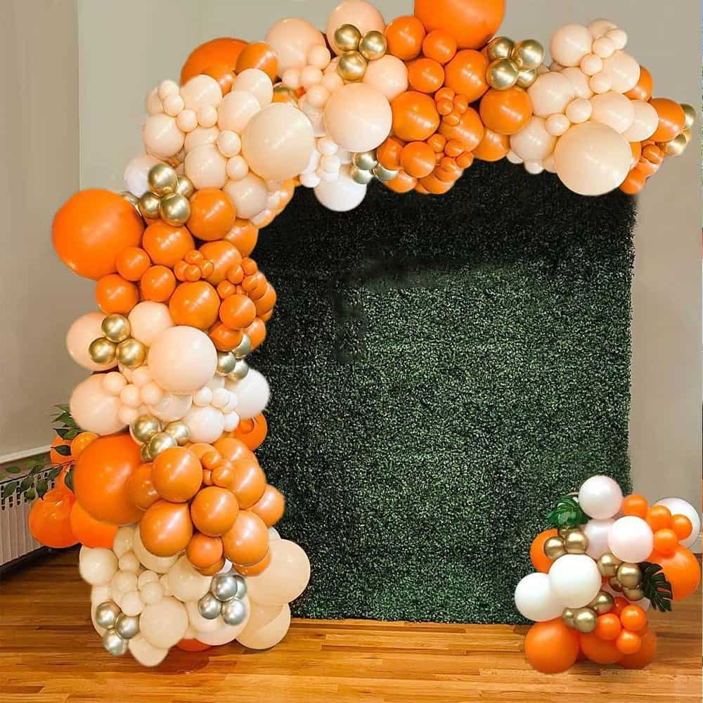 Arche Ballon Anniversaire HILAVO Lot De Ballons En Latex Pour Femmes Et Filles - 30,5 Cm - Pour Ballon Marron Et Beige