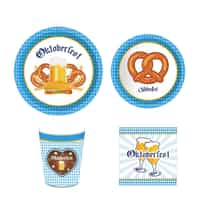 Oktoberfest Party Brillen - 8 Stück Bayrische Foto Accessoires