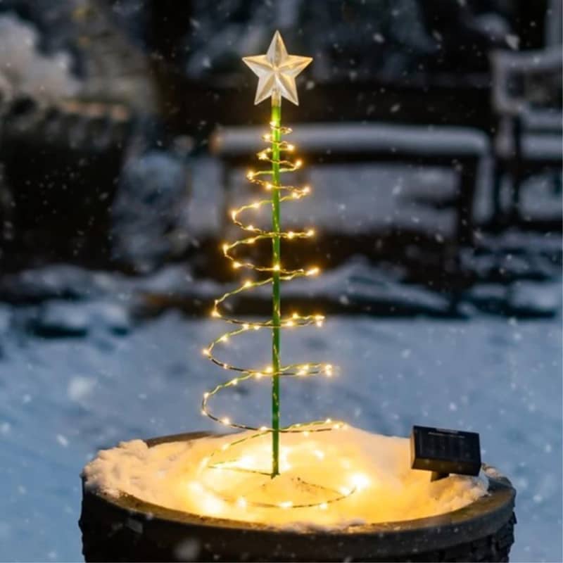 50cm) 50-LED's Solar Weihnachts Licht Tannenbaum