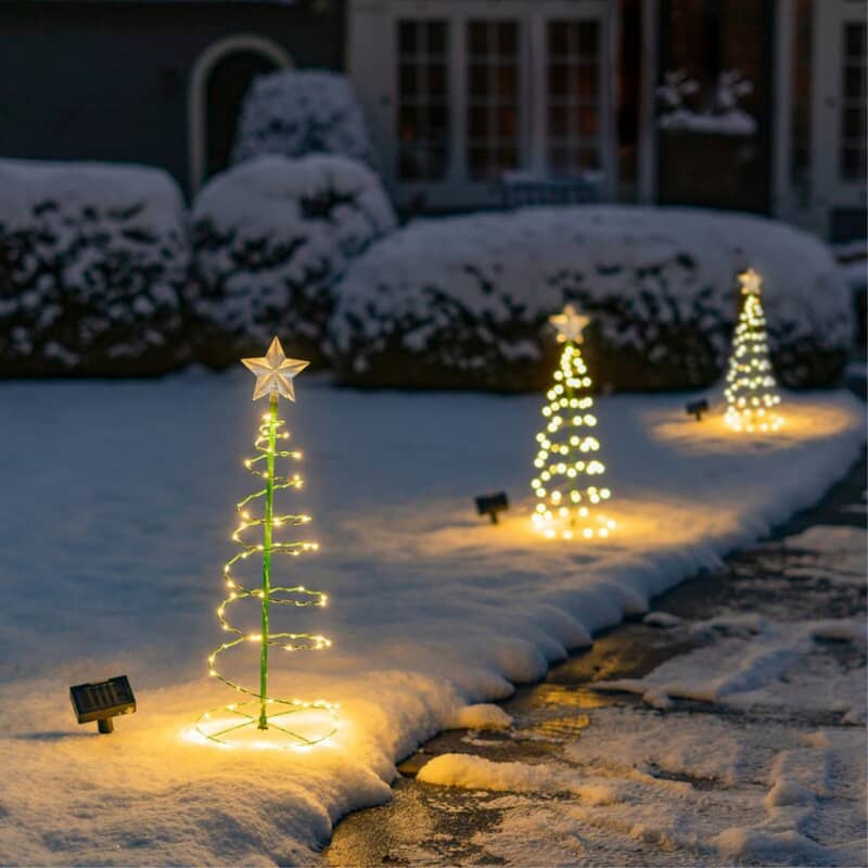 50cm) 50-LED's Solar Weihnachts Licht Tannenbaum