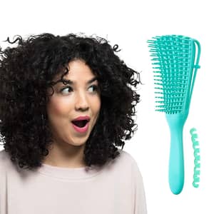 Locken-Definierbürste – Einteilig, Ergonomisch, Zieht Nicht, Für Lockiges & Welliges Haar